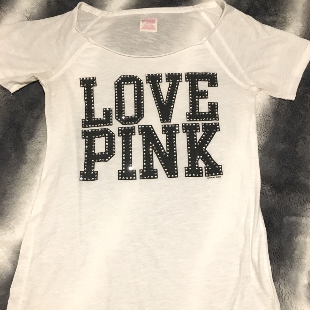 Victoria’s Secret PINK White T-shirt
